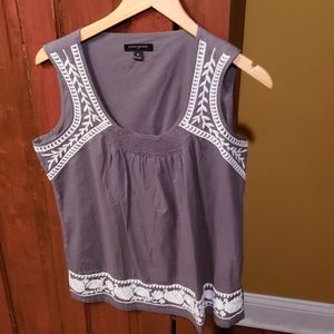 Banana Rebublic gray cotton tank
